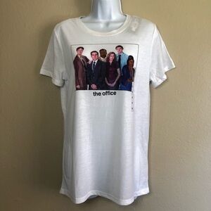 The Office Women's Short Sleeve Graphic T-Shirt White Size Medium